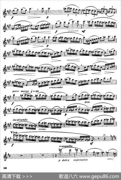 GlazunovOp.109（格拉组诺夫协奏曲Op.109）（中音萨克斯分谱）|格拉组诺夫