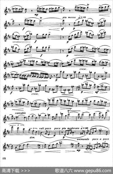 GlazunovOp.109（格拉组诺夫协奏曲Op.109）（中音萨克斯分谱）|格拉组诺夫