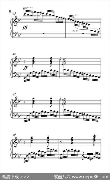 第九级3.练习曲No.2（中央音乐学院钢琴（业余）考级教程7-9级）|[俄]莫斯科夫斯基