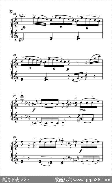 第九级1.C大调奏鸣曲第一乐章Hob.XVI50（中央音乐学院钢琴（业余）考级教程7-9级）|[奥]海顿