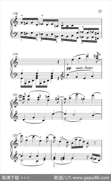 第九级1.C大调奏鸣曲第一乐章Hob.XVI50（中央音乐学院钢琴（业余）考级教程7-9级）|[奥]海顿