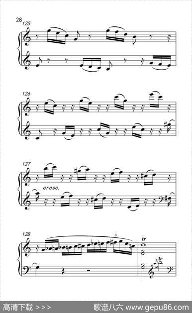 第九级1.C大调奏鸣曲第一乐章Hob.XVI50（中央音乐学院钢琴（业余）考级教程7-9级）|[奥]海顿
