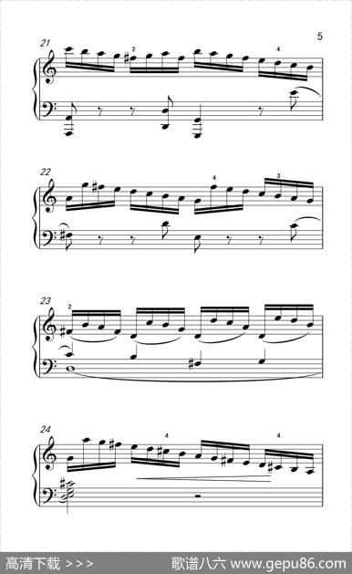 第九级1.C大调奏鸣曲第一乐章Hob.XVI50（中央音乐学院钢琴（业余）考级教程7-9级）|[奥]海顿