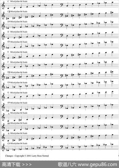Changes（爵士乐和弦教材）（P61-80）