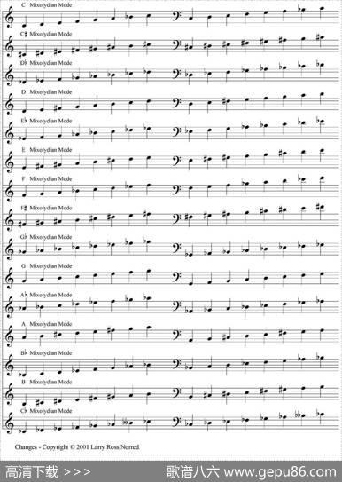 Changes（爵士乐和弦教材）（P61-80）