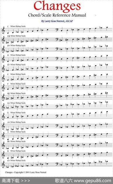 Changes（爵士乐和弦教材）（P101-125）