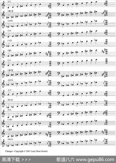 Changes（爵士乐和弦教材）（P101-125）
