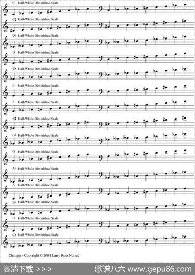 Changes（爵士乐和弦教材）（P101-125）