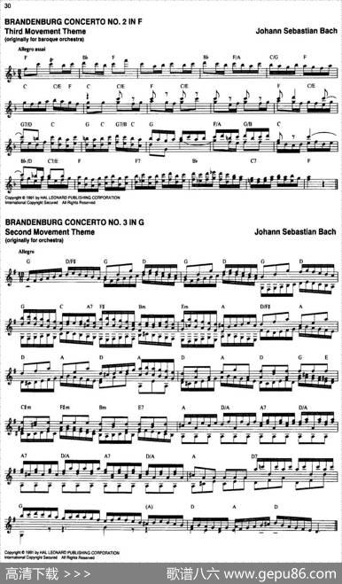 TheRealLittleClassicalFakeBook（P21-40）