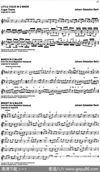 TheRealLittleClassicalFakeBook（P21-40）