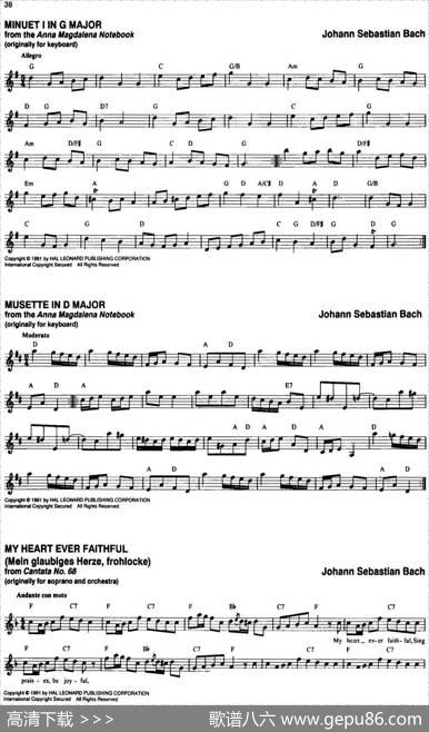 TheRealLittleClassicalFakeBook（P21-40）