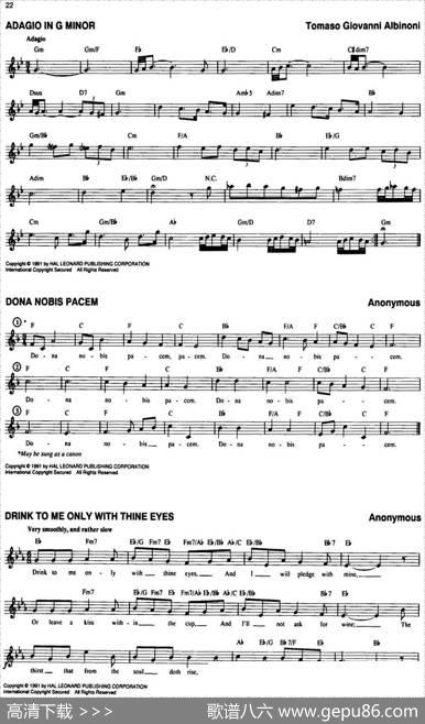 TheRealLittleClassicalFakeBook（P21-40）