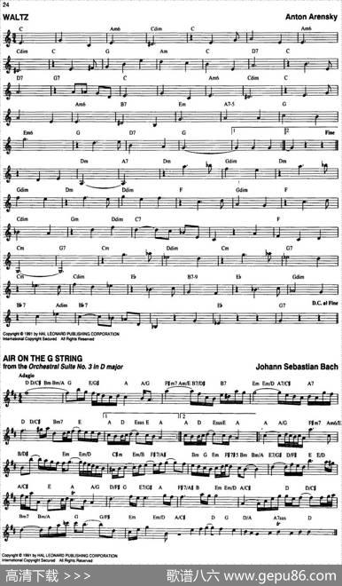 TheRealLittleClassicalFakeBook（P21-40）