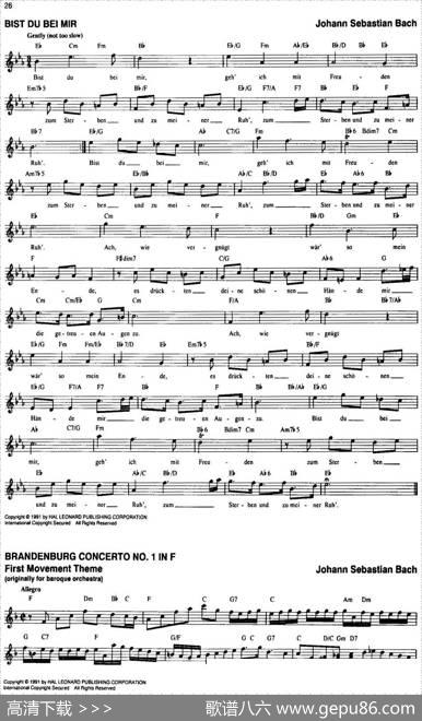 TheRealLittleClassicalFakeBook（P21-40）
