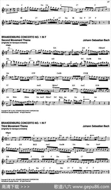 TheRealLittleClassicalFakeBook（P21-40）