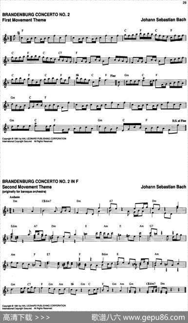 TheRealLittleClassicalFakeBook（P21-40）