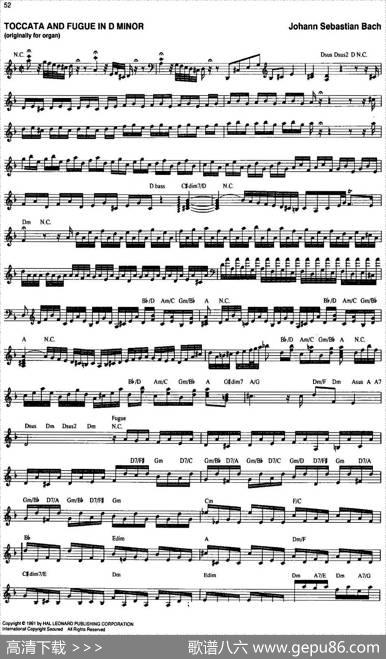 TheRealLittleClassicalFakeBook（P41-60）