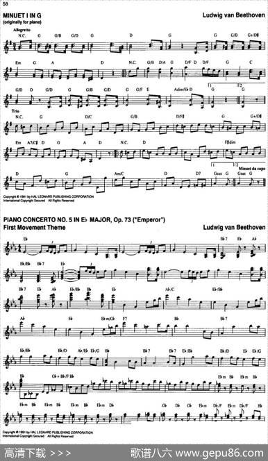 TheRealLittleClassicalFakeBook（P41-60）