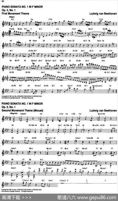 TheRealLittleClassicalFakeBook（P41-60）