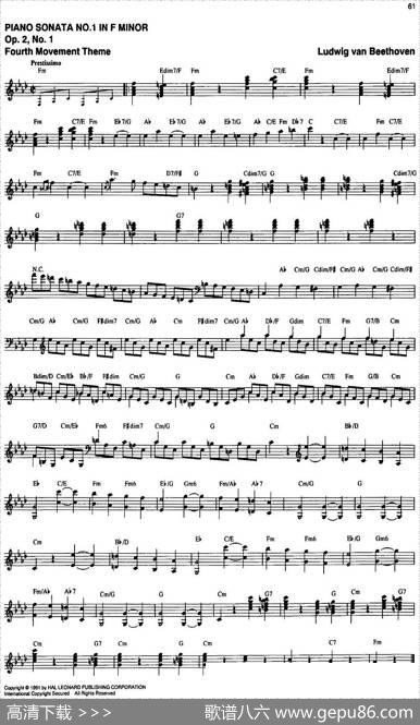 TheRealLittleClassicalFakeBook（P61-80）