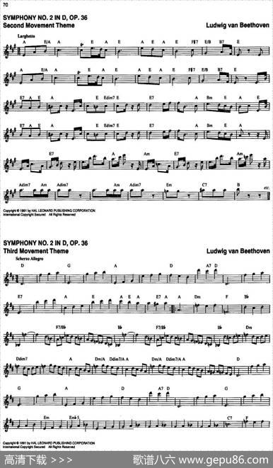 TheRealLittleClassicalFakeBook（P61-80）