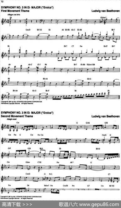TheRealLittleClassicalFakeBook（P61-80）