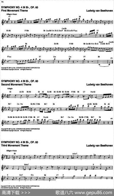 TheRealLittleClassicalFakeBook（P61-80）