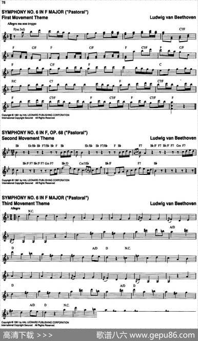 TheRealLittleClassicalFakeBook（P61-80）
