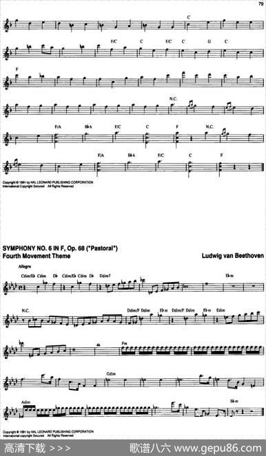 TheRealLittleClassicalFakeBook（P61-80）