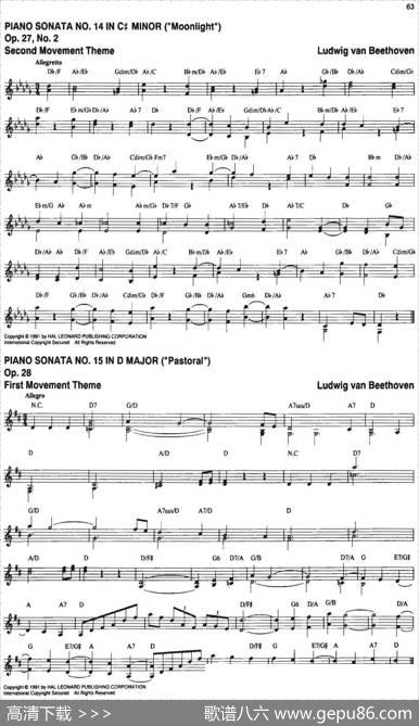 TheRealLittleClassicalFakeBook（P61-80）