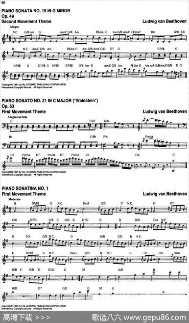 TheRealLittleClassicalFakeBook（P61-80）