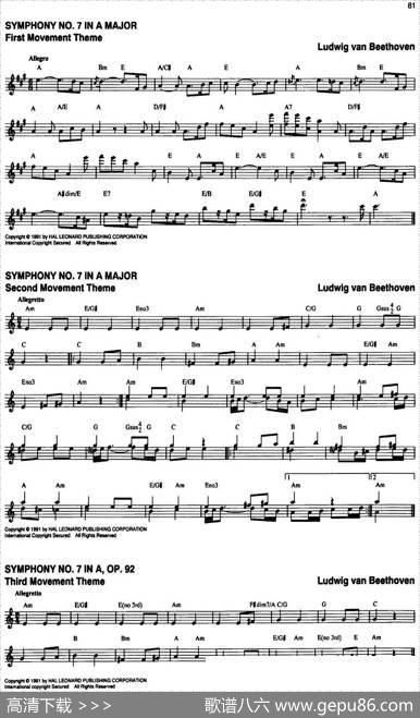 TheRealLittleClassicalFakeBook（P81-100）