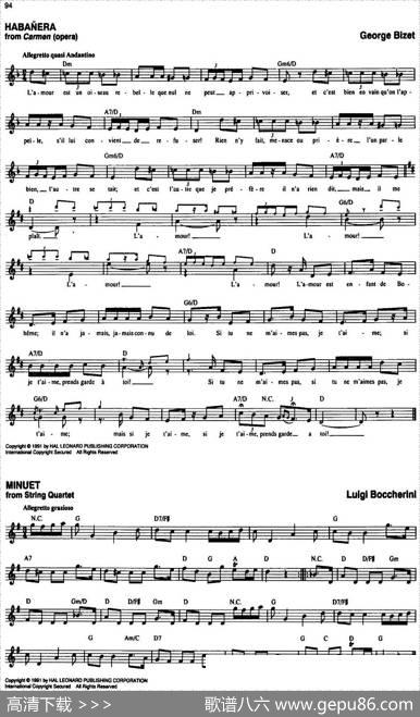 TheRealLittleClassicalFakeBook（P81-100）