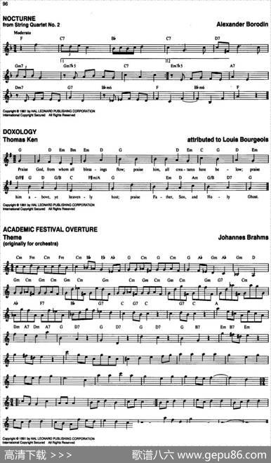 TheRealLittleClassicalFakeBook（P81-100）