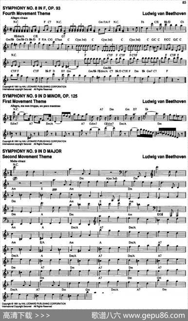 TheRealLittleClassicalFakeBook（P81-100）