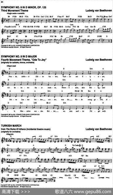 TheRealLittleClassicalFakeBook（P81-100）
