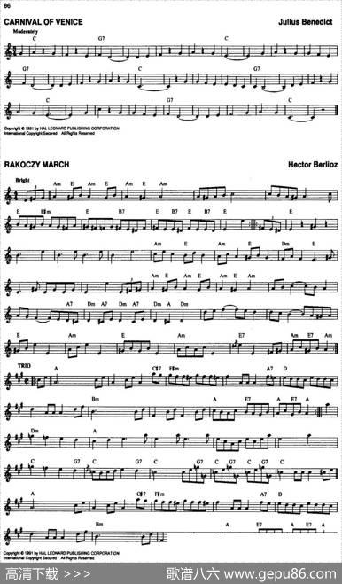 TheRealLittleClassicalFakeBook（P81-100）