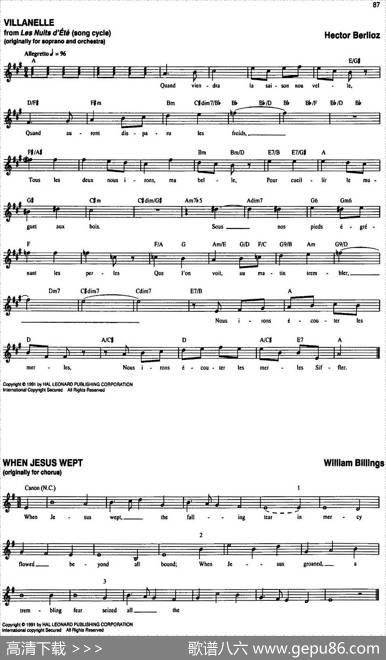 TheRealLittleClassicalFakeBook（P81-100）