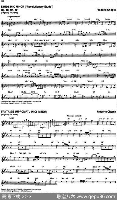 TheRealLittleClassicalFakeBook（P101-120）