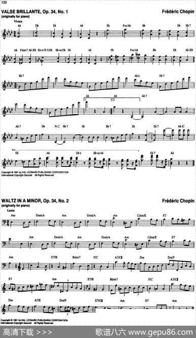TheRealLittleClassicalFakeBook（P121-140）