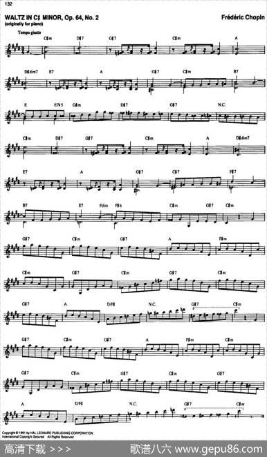 TheRealLittleClassicalFakeBook（P121-140）