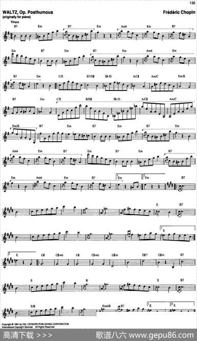 TheRealLittleClassicalFakeBook（P121-140）