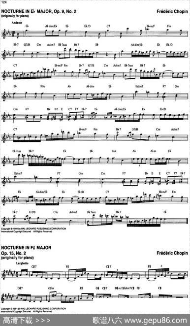 TheRealLittleClassicalFakeBook（P121-140）