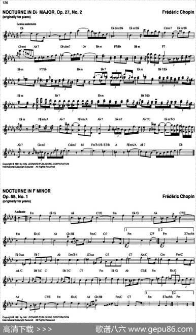 TheRealLittleClassicalFakeBook（P121-140）