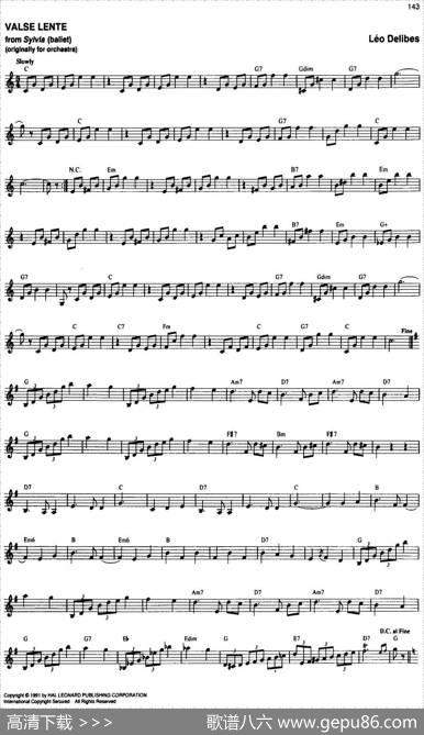 TheRealLittleClassicalFakeBook（P141-160）