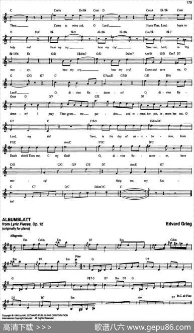 TheRealLittleClassicalFakeBook（P161-180）