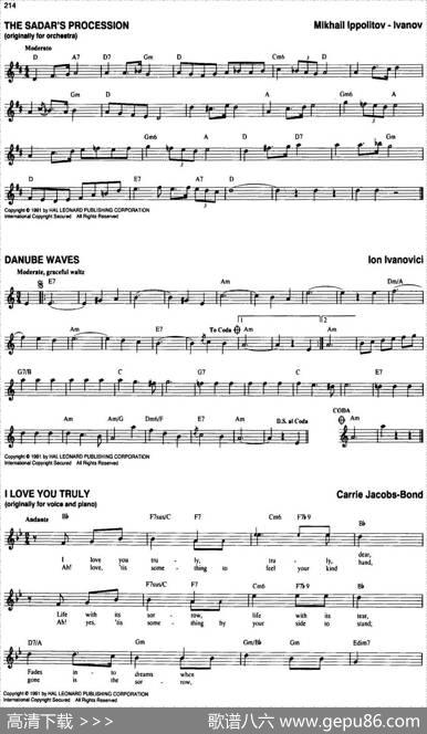 TheRealLittleClassicalFakeBook（P201-220）