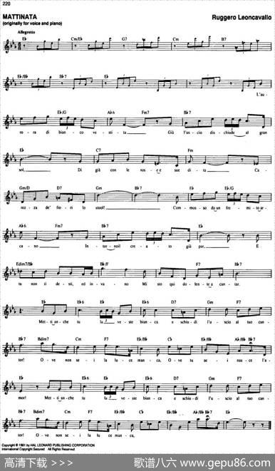 TheRealLittleClassicalFakeBook（P201-220）