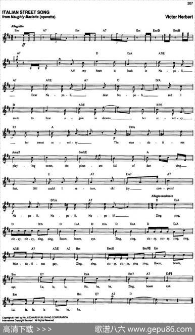 TheRealLittleClassicalFakeBook（P201-220）