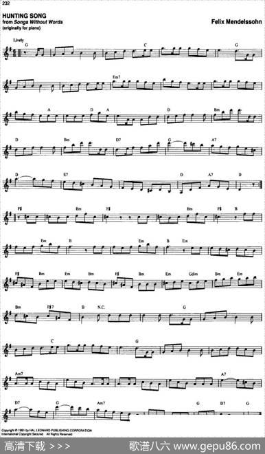 TheRealLittleClassicalFakeBook（P221-240）